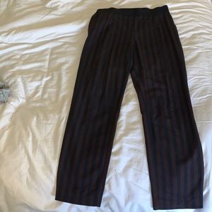 HM stripe work pants